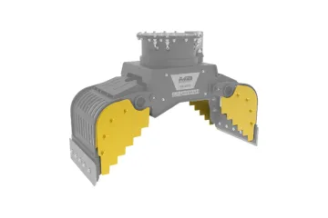 Kit-Seitenabdeckung mit Zähnen