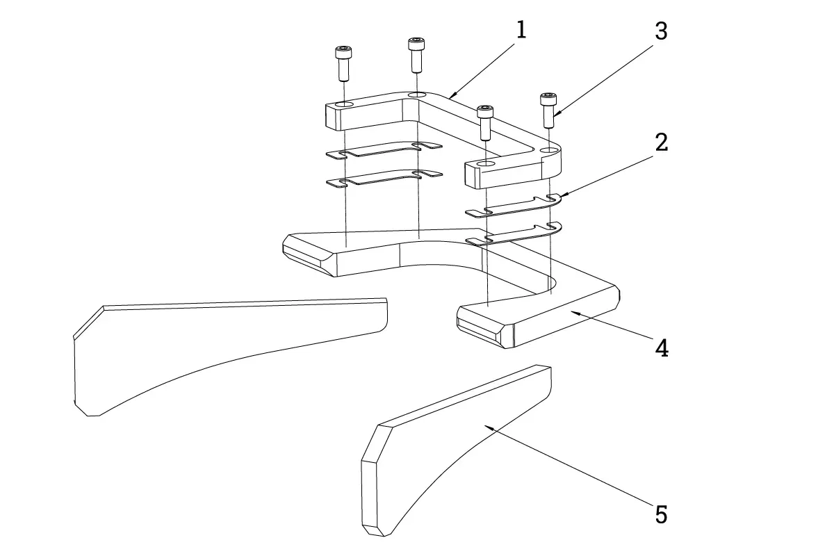 Umrüst-Set für Greifer-Adapter VL 210/250