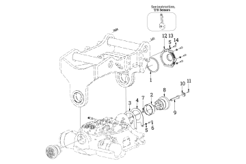 Engcon EC219 Standard Komponenten QSM Hauptbolzen