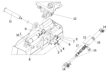 Schwenkantrieb H22, zu HG 25, HG 30, HB 25, HB 30, HU 25, HU 30, HU 35