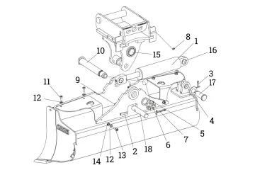 Schwenkantrieb M1.5A zu MG1 + MG2
