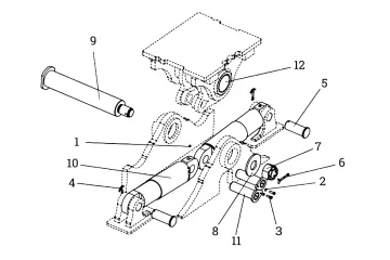 Schwenktrieb H33 zu HG 35, HG 40, HU 35, HU 40