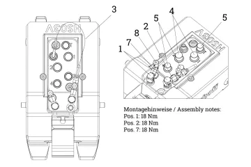 HS03VDL Hydraulikinstallation