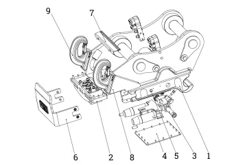 HS25V LSC Vollhydraulischer Schnellwechsler