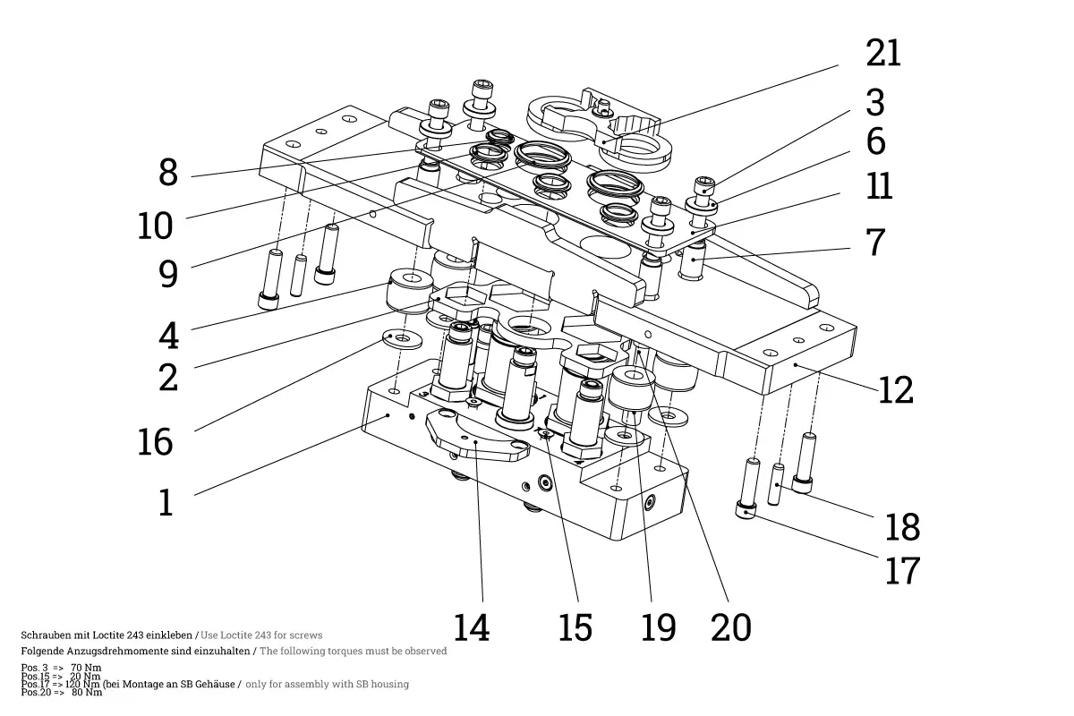 HS25V LSC MB Anbau S-Block