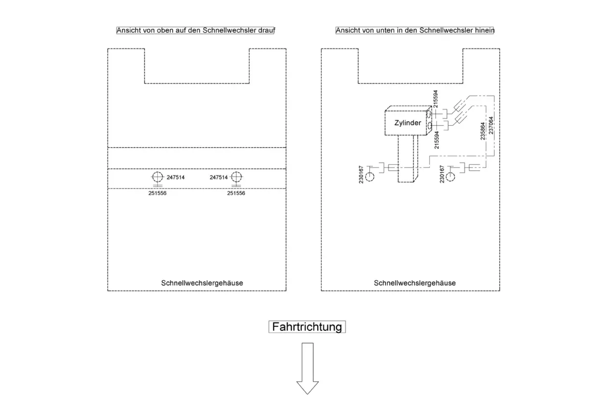 HS25V LSC Hydraulikinstallation VL 100-2 - 250-2 Ansteuerung