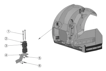 Holms PV Schlauchhalter
